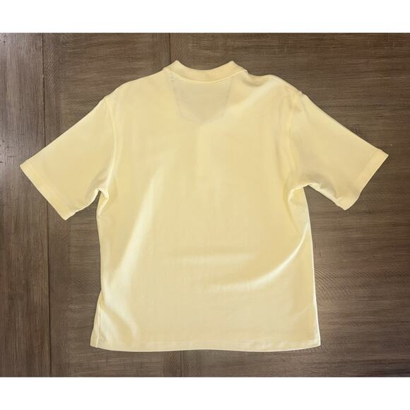 NWT Robert Graham Classic Yellow Polo Short Sleeve Shirt Men’s Size Medium NEW - Picture 12 of 15